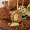 Belgian Chocolate Covered Celebration Caramel Apples -Cheap Gift Baskets Store Belgian Chocolate Covered Celebration Caramel Apples