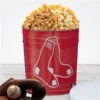 Boston Red Sox Popcorn Tin 2 Boston Red Sox Popcorn Tin -Cheap Gift Baskets Store Boston Red Sox Popcorn Tin