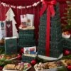 Candy And Cookies Holiday Gift Tower