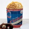 Chicago Cubs Popcorn Tin -Cheap Gift Baskets Store Chicago Cubs Popcorn Tin