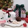 Cocoa And Sweet Bundt Treats Gift Tower -Cheap Gift Baskets Store Cocoa and Sweet Bundt Treats Gift Tower