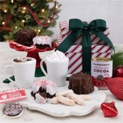 Cocoa And Sweet Bundt Treats Gift Tower