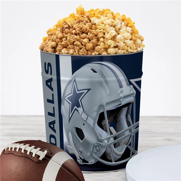 Dallas Cowboys Popcorn Tin 3 Dallas Cowboys Popcorn Tin