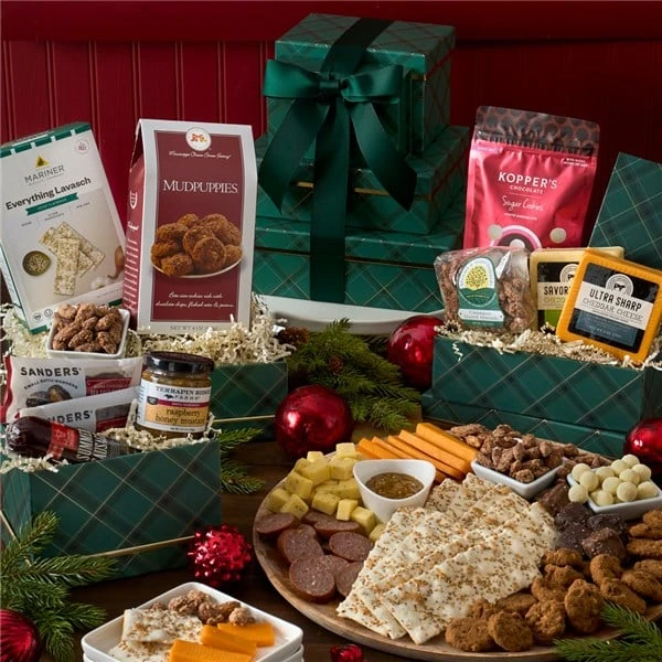 Holiday Food Gift Basket Of Treats 3 Holiday Food Gift Basket Of Treats