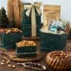Holiday Mixed Nuts Gift Tower -Cheap Gift Baskets Store Holiday Mixed Nuts Gift Tower
