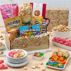 Cheap Gift Baskets Store 44 International Junk Food Care Package