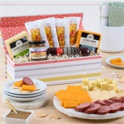 Meat And Cheese Gift Box