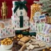 Sweet Treats Holiday Tower -Cheap Gift Baskets Store Sweet Treats Holiday Tower