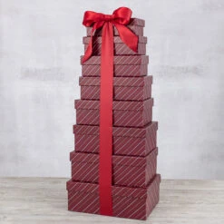 Season's Greetings Gift Tower -Cheap Gift Baskets Store TOW304