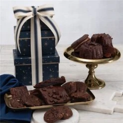 Winter Mix Baked Goods Gift Tower